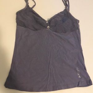 Beautiful top from Italy with crystal bottoms.